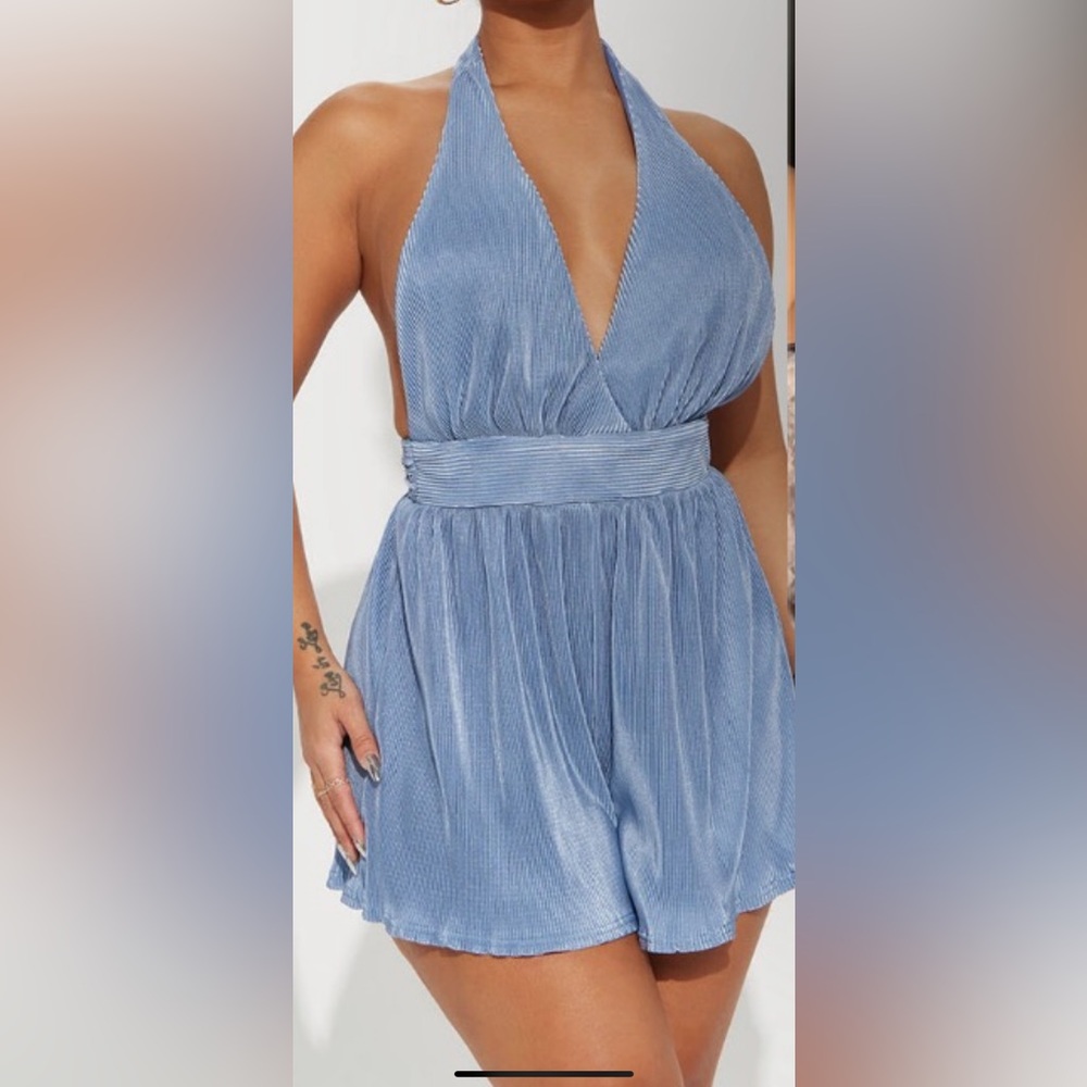 Blue dress